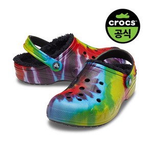 크록스 성인 BAYA LINED TIEDYE GRAPHIC CLOG MUB (22FUCL207329)