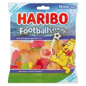 영국 하리보 Haibo Football Fenzy 풋볼 프렌지 젤리, 2개, 160g