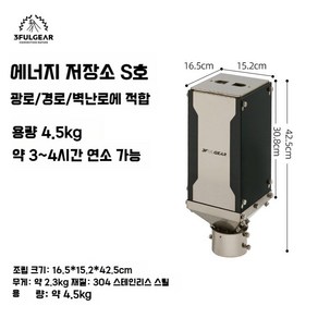 화목난로 캠핑난로 야외 장작 스토브, I. 소형 원형 쓰레기통