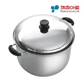 키친아트 지벤 스텐 대용량 곰솥냄비 찜솥 들통 30cm, 1개