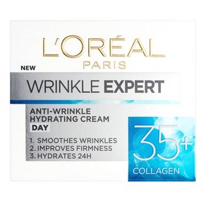 L’Oeal 로레알 링클 엑스퍼트 안티링클 데이 크림50ml 2팩 하이드레이팅 35+ 콜라겐 Winkle Expet 영국, 50ml, 2개