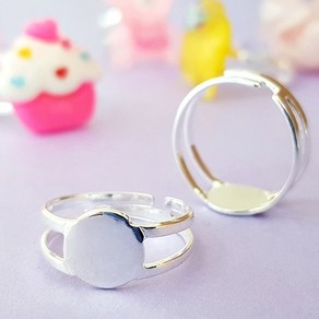 국내제작) 철제 반지대 어린이 반지만들기 재료 반지 만들기 diy 재료 키즈링