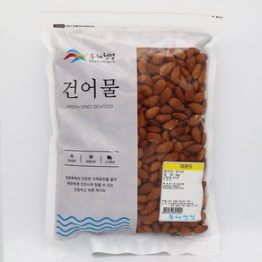 아몬드 미국산 대용량 건아몬드 견과류간식, 1개, 1kg