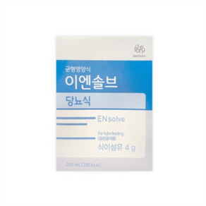 대상웰라이프 이엔솔브 당뇨식, 200ml, 60개