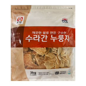 사조오양 수라간 누룽지 3kg, 1개, 1개