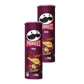 프링글스 비비큐 스택 감자 칩 Pingles Bbq Stacked Potato Chips, 2개, 134g