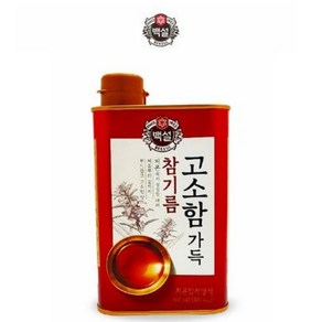 무침 볶음요리 참기름 고소한 참기름 캔 400ml tlt*8228AJ, 1개