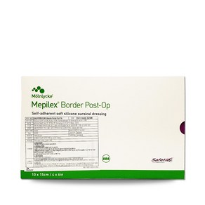 메피렉스 보더 포스트오피 10x15cm 10매 Mepilex Bode Post op 최신제조, 1개