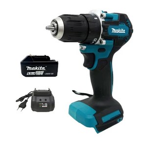 Makita DDF487 18V 스크루 드라이버 브러시리스 전기 드릴 임팩트 드릴 장식 팀 전동 공구 Makita 18V 배터리, 2) EU - 1 battey 1 chage, 1개