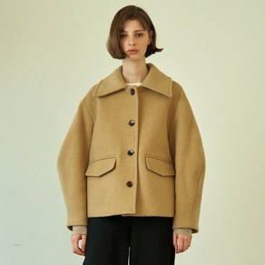 라르고 balloon half coat (beige)