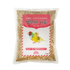 리아펫 잉꼬 핀치 앵무새 먹이 600g 새 사료 모이 밥 poo*9513PI, 1개