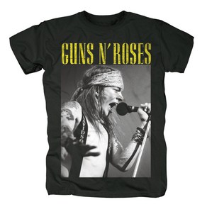 ROCKPANDA Guns N Roses Axl Live Pofile 반팔티