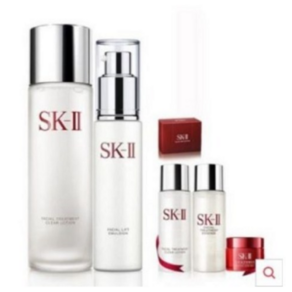 (정품)SK-2 스킨 로션 세트 SK2 페이셜 클리어로션 200ml+30ml+SK2 페이셜 리프트 에멀젼 100g+증정품, 1개