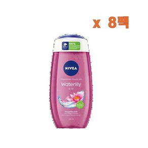 (독일직배) 니베아 샤워젤 워터릴리 & 오일 바디워시 250ml 250ml 8팩 Nivea SHOWER GEL WATERLILY & OIL FROM 6 PIECES 250 ml, 8개