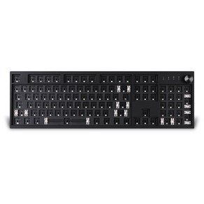 몬스타 가츠 X504PRO 베어본 DIY 유무선 핫스왑 풀배열 풀윤활 기계식 키보드, 블랙