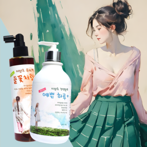 메이팜 들꽃처럼 어성초 두피팩 플러스 ﻿210ml + 예쁜 하루 어성초 샴푸 플러스 500g, 210ml, 1개