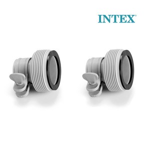 INTEX 인텍스 풀장 호스 아답터 A B 2개 (지름 32mm - 38mm 간 변환) 수영장 솔트워터시스템용 샌드필터시스템용, 변환 어댑터 B 2개 (호스 연결부에 체결)