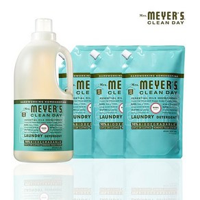 미세스마이어스 고농축 세탁세제[일반/드럼겸용] 1.8L*1통+800ml*3개, 없음, 1개