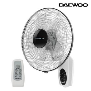 대우 40cm 리모컨 벽걸이 선풍기 화이트 DEF-RW160EA