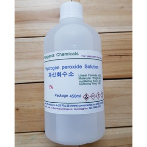 과산화수소 1% 화)450ml 묽은과산화수소 오피스안, 1개, 450ml