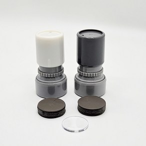 스탬프랩 만년 도장 스탬프 23mm DIY 부자재 홀더 셀프 스프링 제작 자동, 1개, 23mm(그레이)