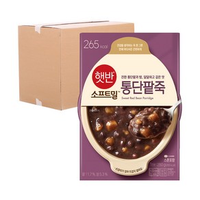 CJ 비비고 통단팥죽 280g 21입 (박스), 21개