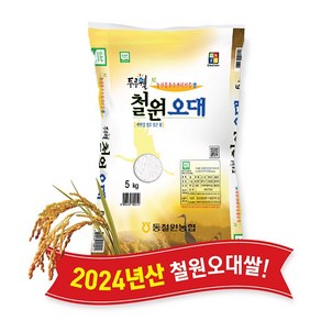 [당일도정] [동철원농협 직접운영] 2024년산 두루웰 철원오대, 1개, 상등급, 5kg