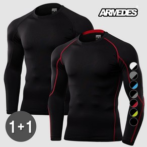 [1+1] 아르메데스 기능성 언더레이어 컴프레션핏 긴팔 AR-56