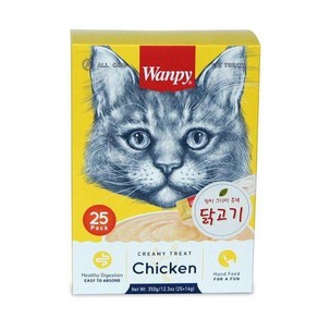 냥이 체력증진 닭육수 치킨 퓨레 25p 츄릅 츄르추천, 350g, 1개