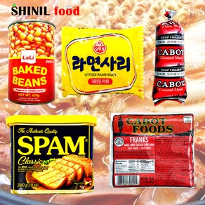 부대찌개 SET 카보트 후랑크소시지 / 부대찌개콩 / 스팸 / 사리면 / 민찌다짐육, 420g, 1개