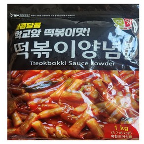 학교앞 떡볶이맛 떡볶이양념분말 순한맛 1kg, 1개