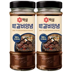 백설 바로먹는 갈비양념, 490g, 2개