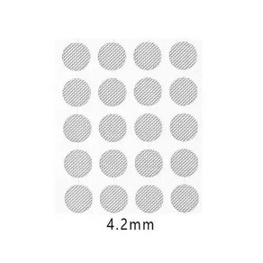 DIY 필터 인이어 헤드폰 방진 보호대 커버 이어폰 액세서리 방진 그물 4mm 4.2mm 4.7mm 5mm 메쉬 그물, 02 4.2mm-20pcs