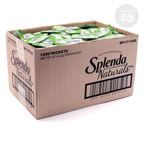 SPLENDA 스테비아 파우더 설탕대체 2g(1000포), 1개