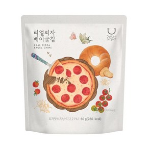 딜라이트 프로젝트 베이글칩 (민화 Edition) 리얼피자, 1개, 60g