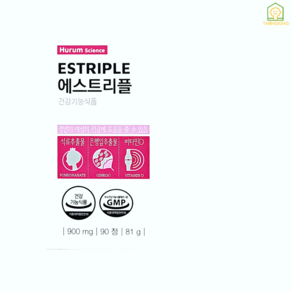 [정품] 휴럼 에스트리플 900mg x 90정 [백화점], 1개