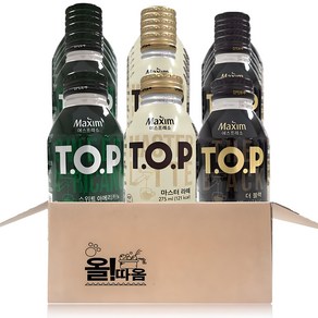 올따옴 커피기획세트 티오피 275ml(스위트8+라떼8+블랙8), 6.6L, 1세트