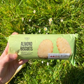 200G 막스앤스펜서 아몬드 비스킷 쿠키 M&S Almond Biscuits, 1개