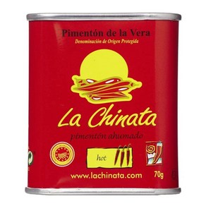 LA CHINATA Smoked Papika Hot 70 GR LA CHINATA 훈제 파프리카 핫 70 GR, 1개, 69g