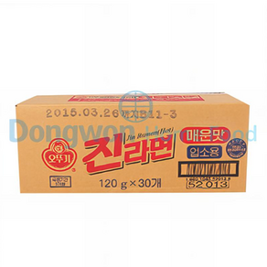 오뚜기 진라면 매운맛 120g 1박스 (30개입)