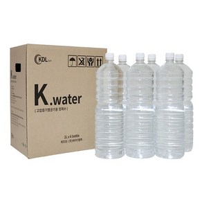 K Water 고압증기멸균기용 정제수 증류수 오토클레이브용 오토클레이브용 2L x 6통