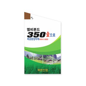 엠비본드 풀보다 강한 친환경 목공 본드풀 60ml, 350숲으로-목공용42%, 1개