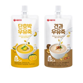 서울우유 견과우유죽 10개입 + 단호박죽10개입, 130g, 20개