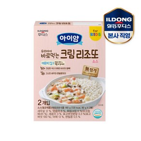 아이얌 우리아이 바로먹는 크림 리조또 소스, 단품, 1개, 180g