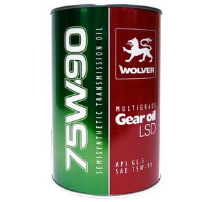 울버 기어오일 75W90 1L Wover LSD Gear Oil GL-5