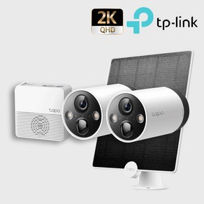 티피링크 Tapo C420S2 Tapo A200 400만화소 스마트 배터리 CCTV 태양광 패널 세트 상품, 1개