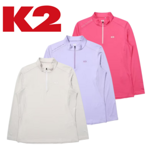 [백화점정품] K2 여성 봄/여름 겸용 기능성 등산티셔츠 자외선 차단 여름 긴팔 기능성티 통풍 잘되는 메쉬 등산티셔츠 여름 산행 필수템 시원한 긴팔티 등산 골프 야외활동