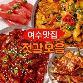 명란젓 멍게젓 낙지젓 오징어젓 씨앗비빔젓 갈치속젓(여수맛집 청정게장촌), 오징어젓갈, 1개, 500g