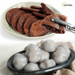 강원도 둥지 수수팥부꾸미 800g + 감자떡 1.1kg 냉동 떡 간식