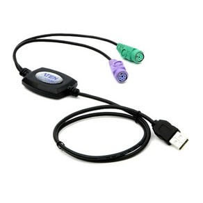 [ATEN] 에이텐 USB to PS/2 케이블 0.9M [UC10KM], 상세페이지 참조, 1개